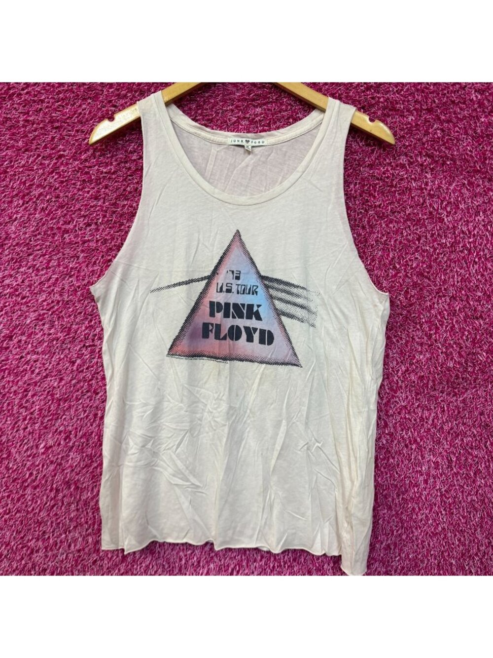 Pink Floyd 1973 US Tour Psychedelic Rock Band Tank Top M